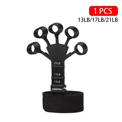 Hand Grip Strengthener Physical Tools Guitar Finger Trainer Training and Exercise Gym 6Th Level Resistance Gripster Expander